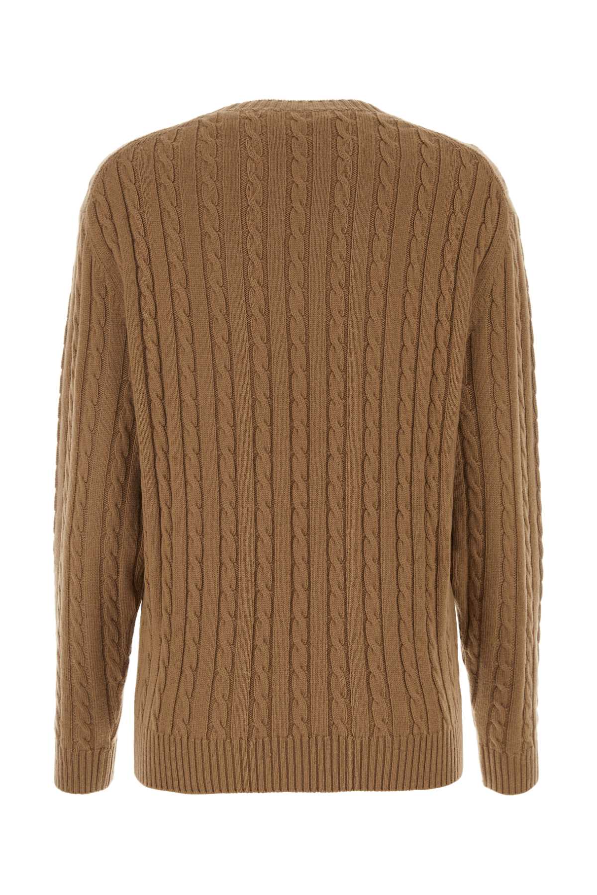 Prada Women Biscuit Cashmere Sweater
