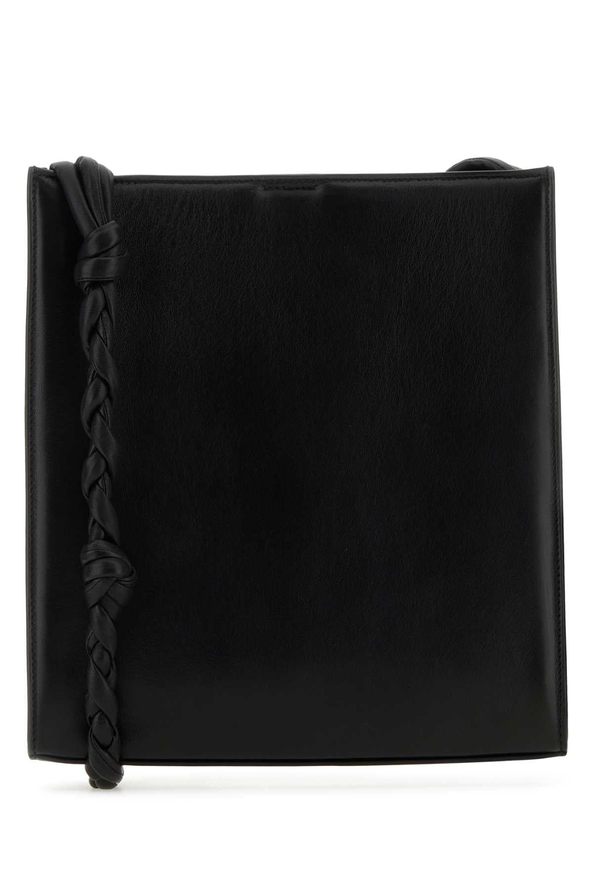 Jil Sander Women Black Leather Medium Tangle Shoulder Bag