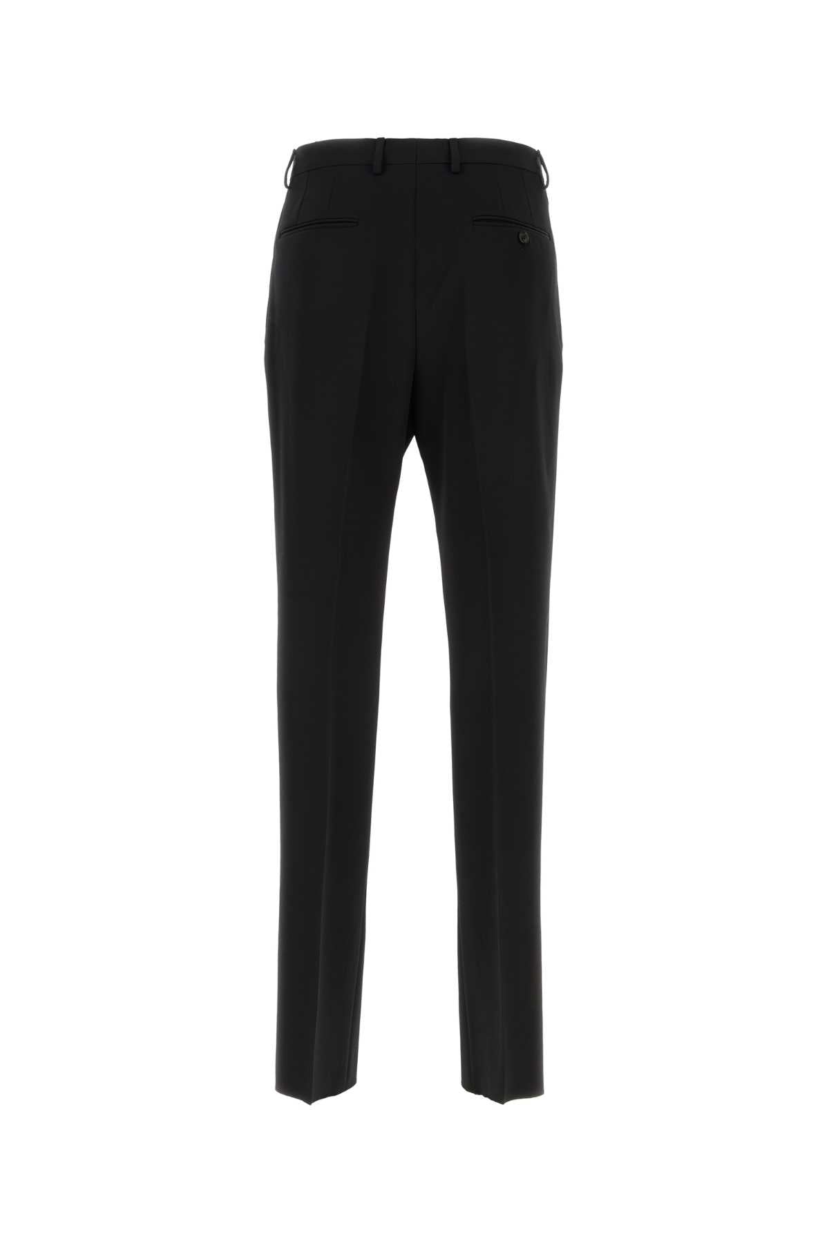 Lanvin Men Black Wool Pant