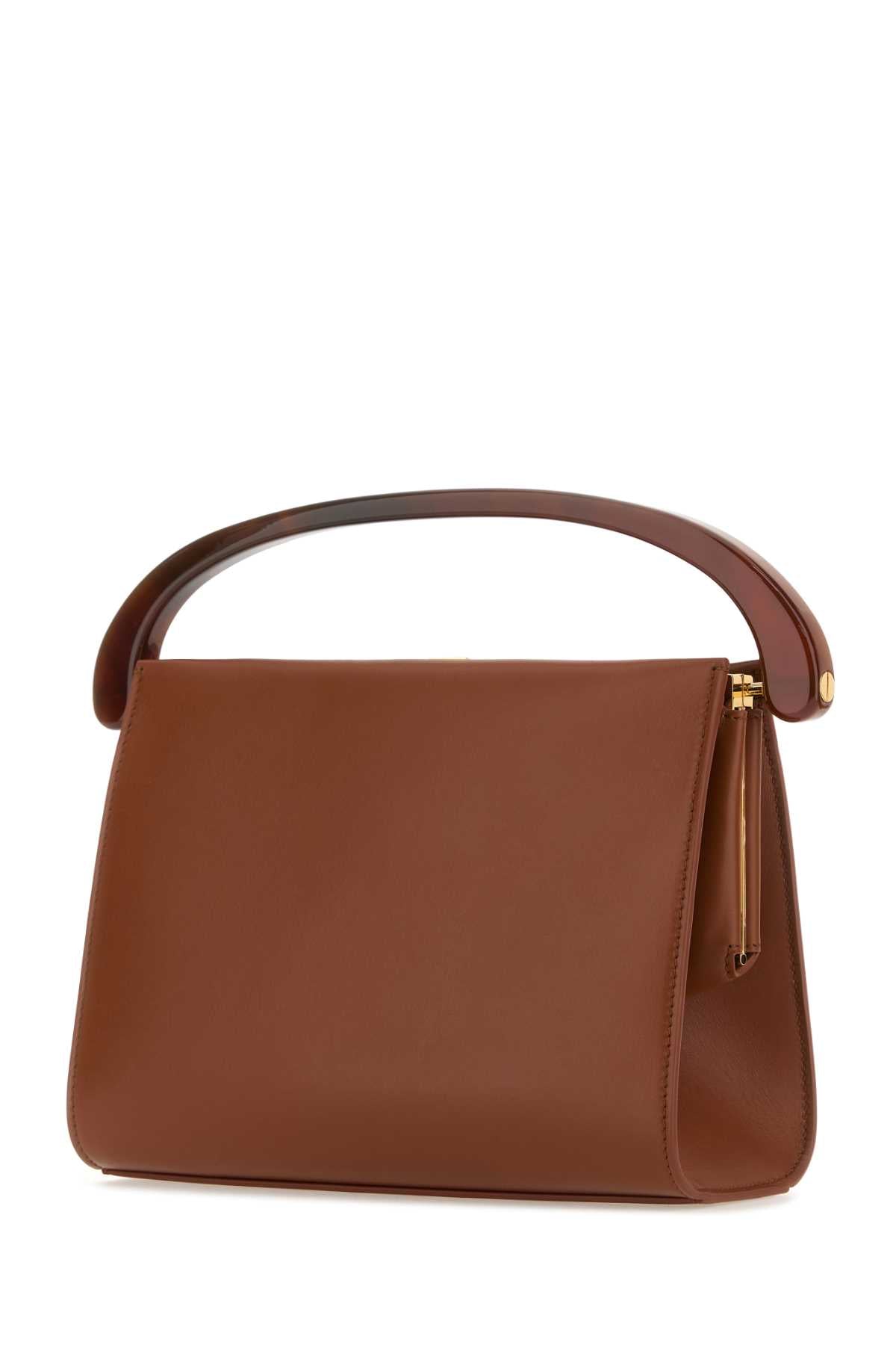 Dries Van Noten Women Caramel Leather Handbag