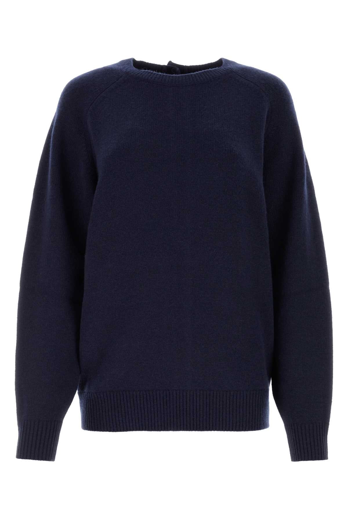 Isabel Marant Women Midnight Blue Wool Blend Oversize Lison Sweater