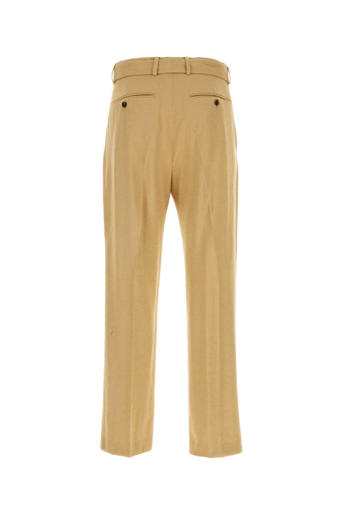 Dries Van Noten Men Camel Viscose Blend Pant