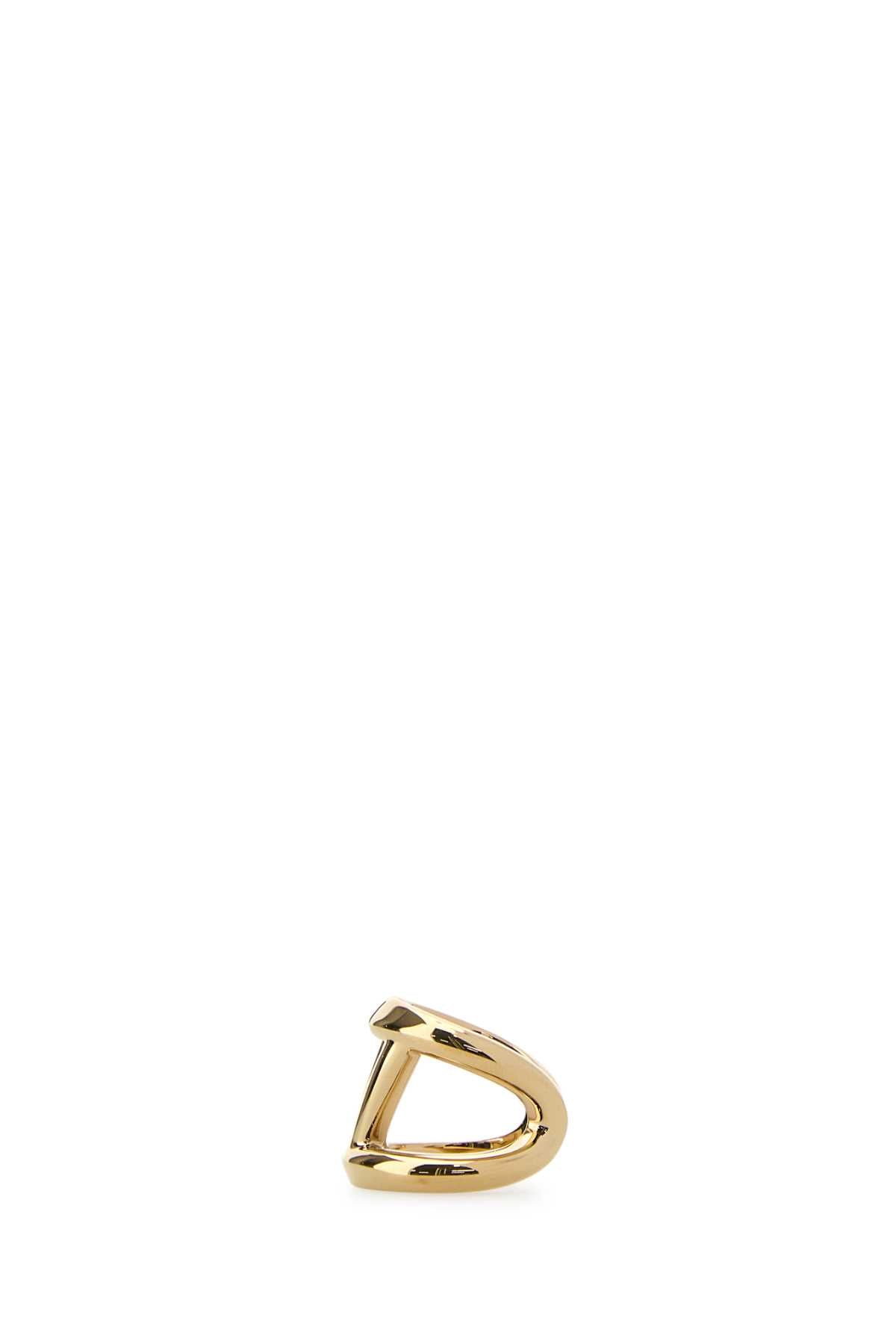 Valentino Garavani Women Gold Metal Vlogo Signature Ring