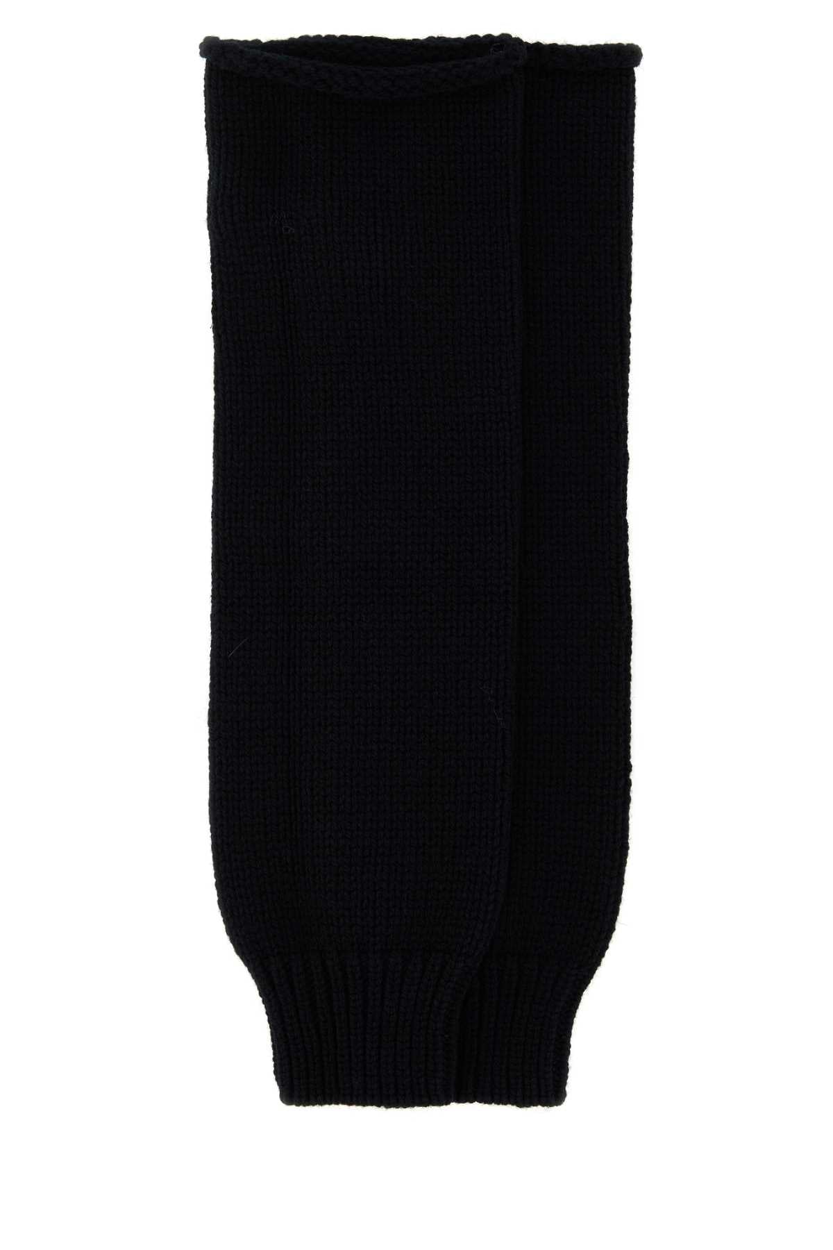 Dries Van Noten Men Black Wool Sleeves