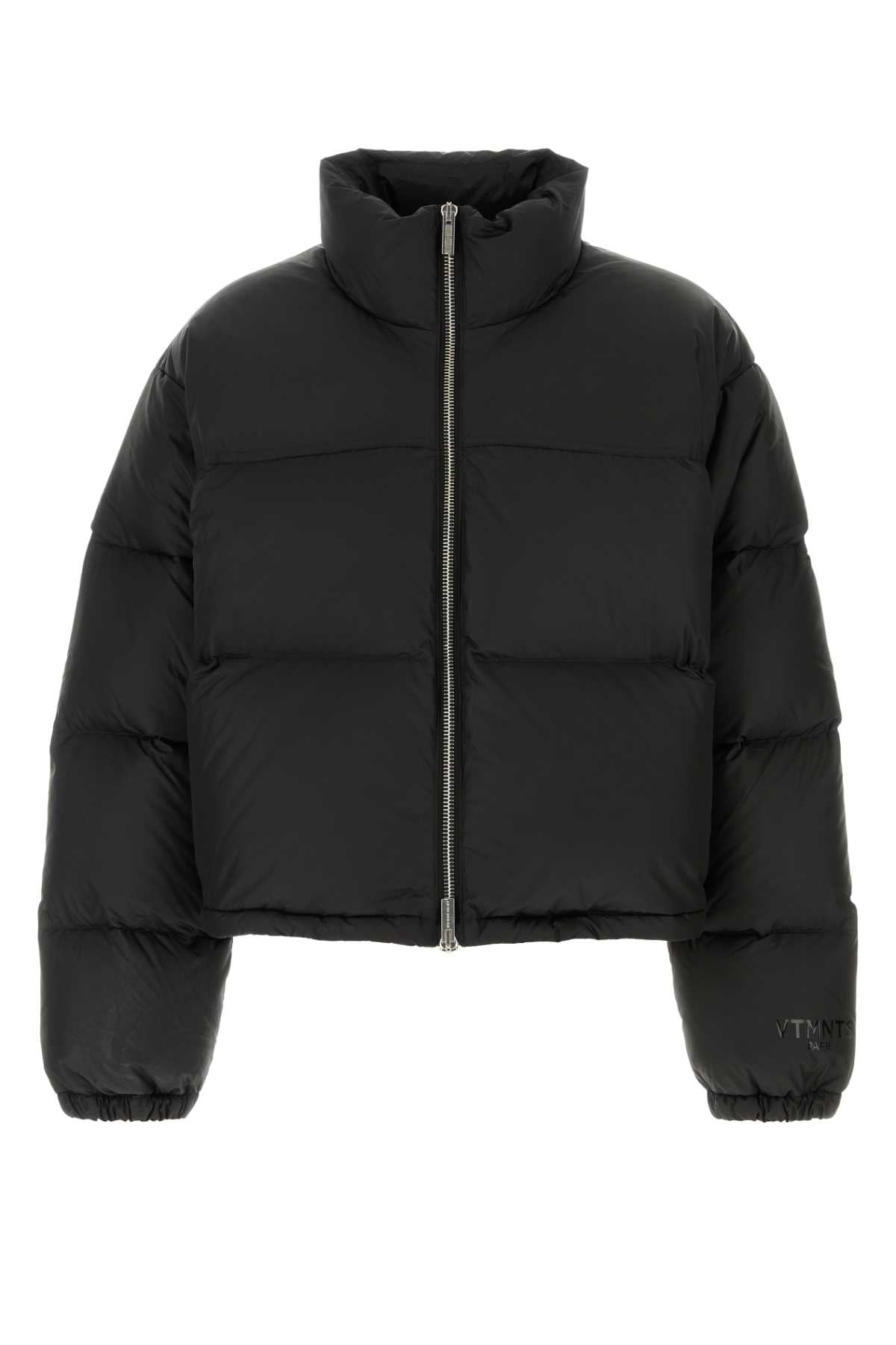 Vtmnts Men Black Polyester Down Jacket