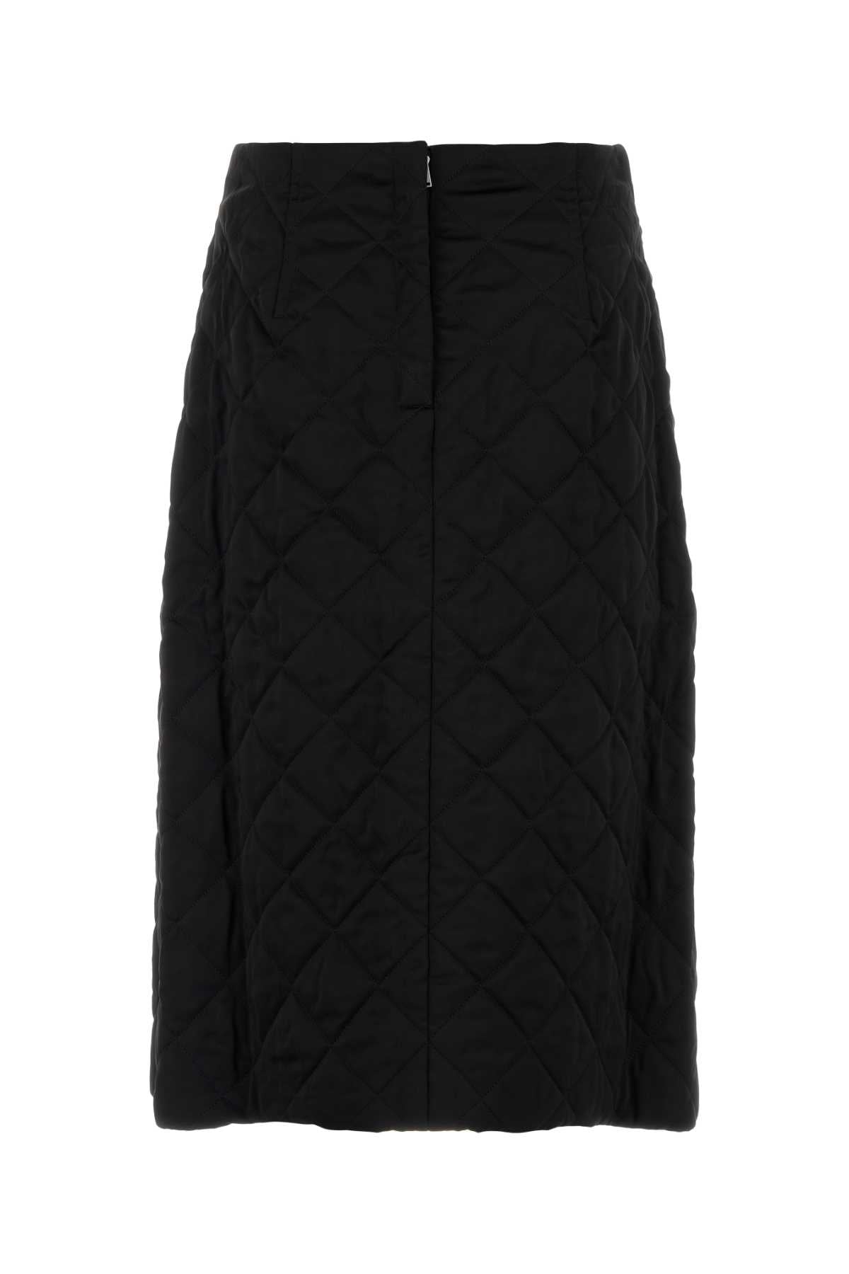 Jil Sander Women Black Viscose Skirt