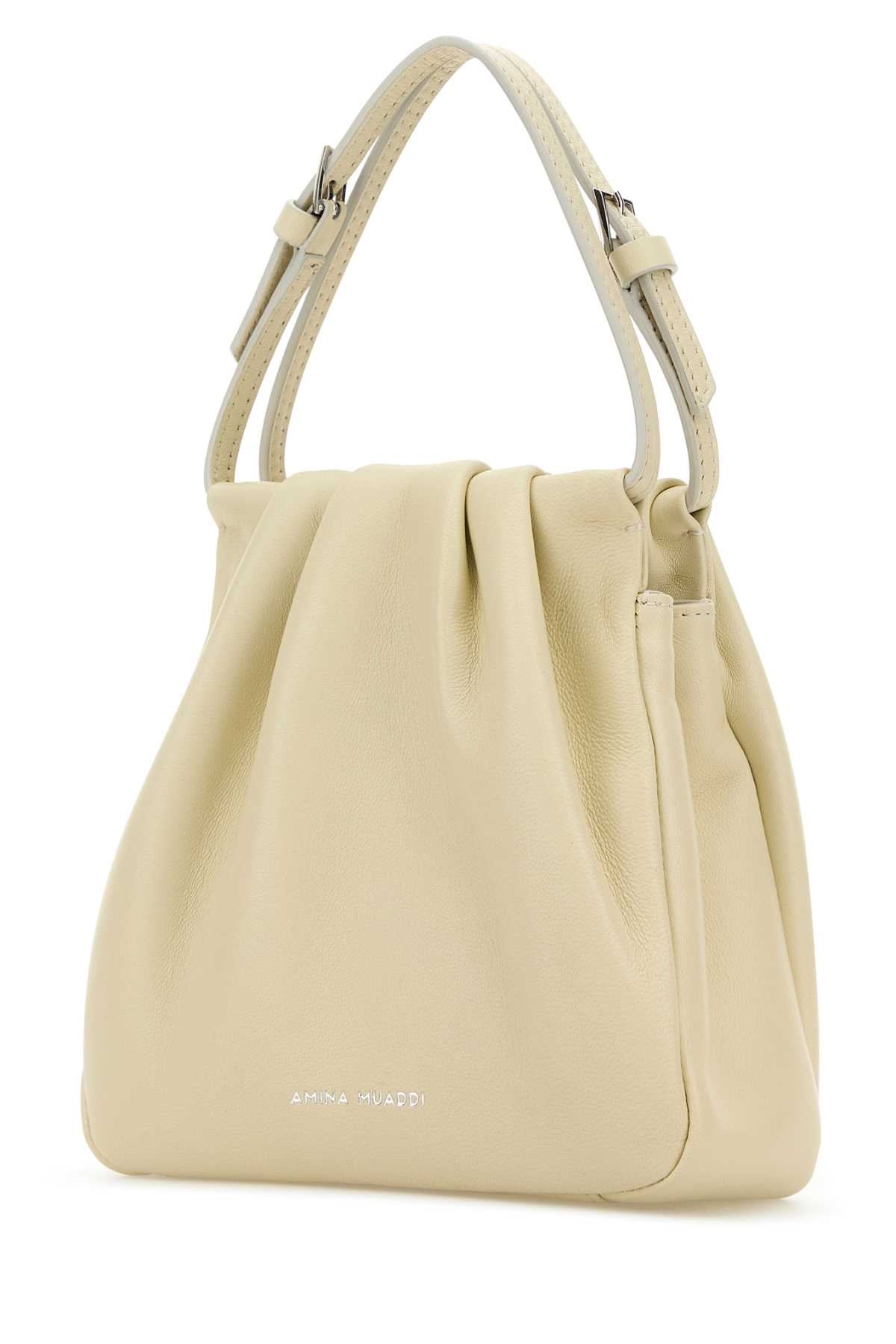 Amina Muaddi Women Iovry Nappa Leather Vittoria Crystal Handbag