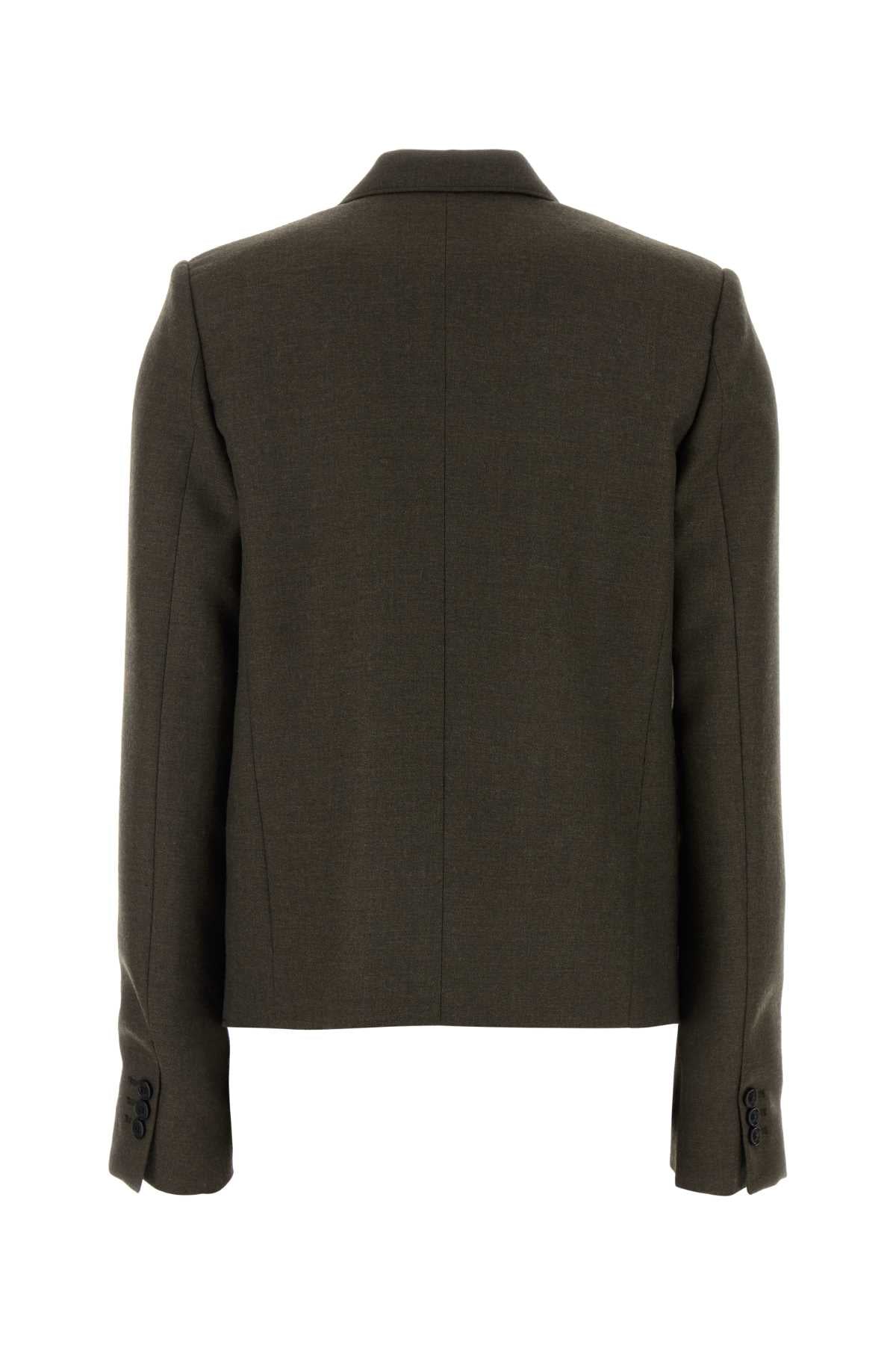 Loewe Women Brown Wool Blazer
