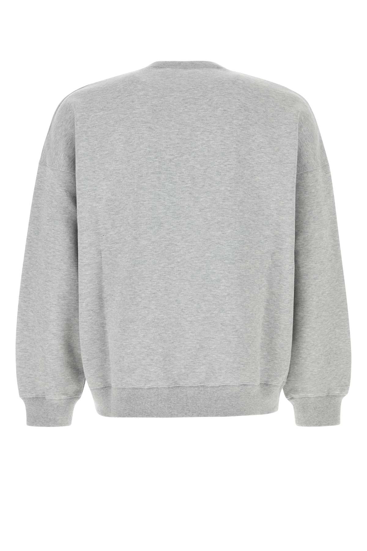 Gucci Men Grey Cotton Blend Oversize Sweatshirt