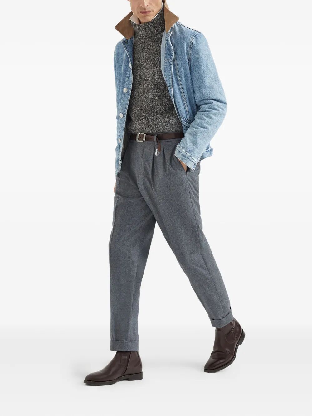 Brunello Cucinelli Men Turtle Neck Sweater