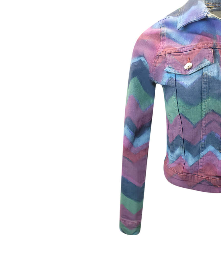 Light Blue Cotton Miss Slim Jean Jacket