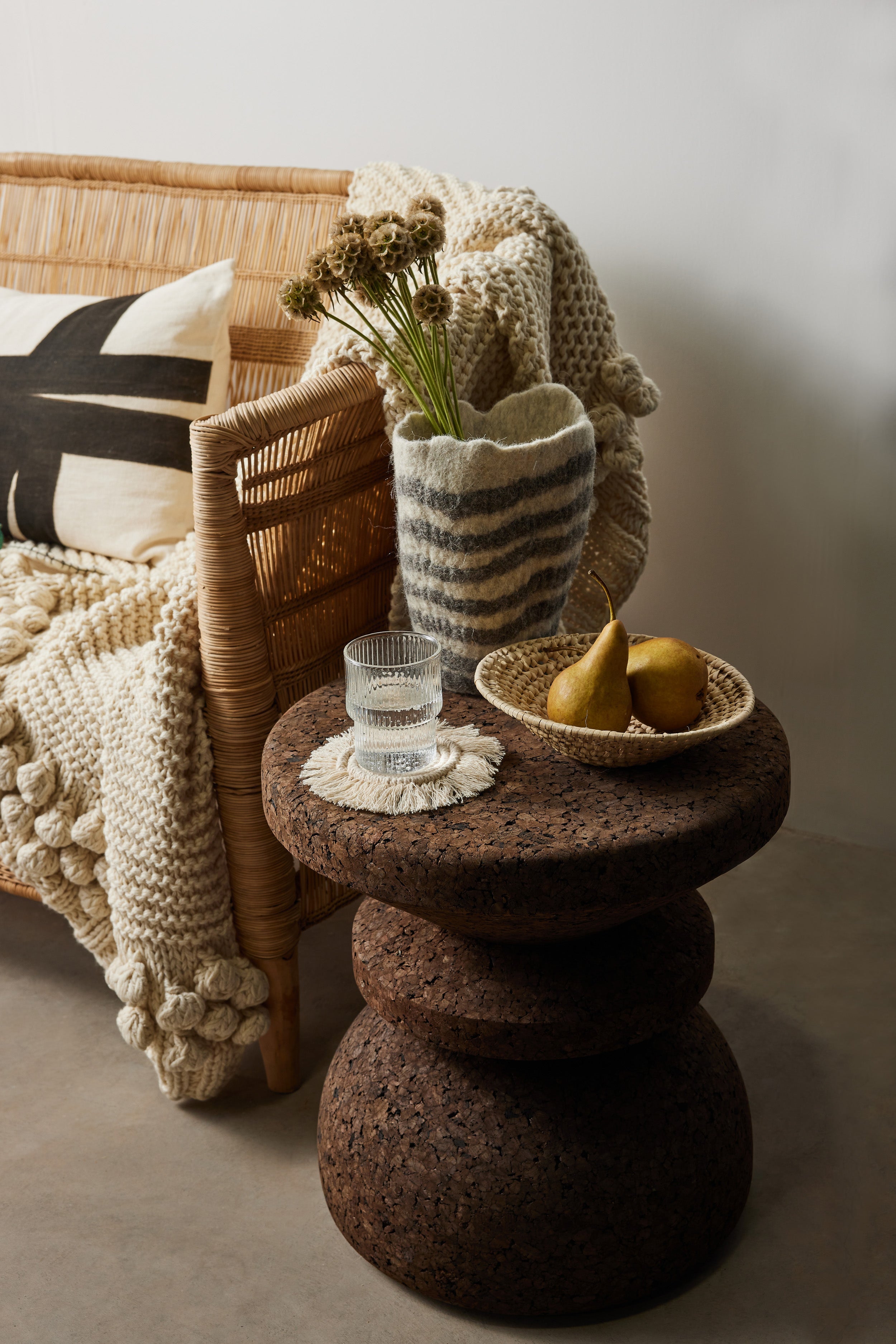 Eluka Natural Nesting Snack Basket Set of 4