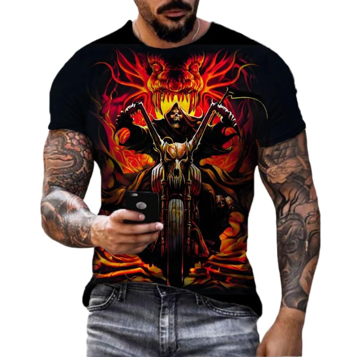 2025 Men's 3D Printed Short-Sleeved T-Shirt