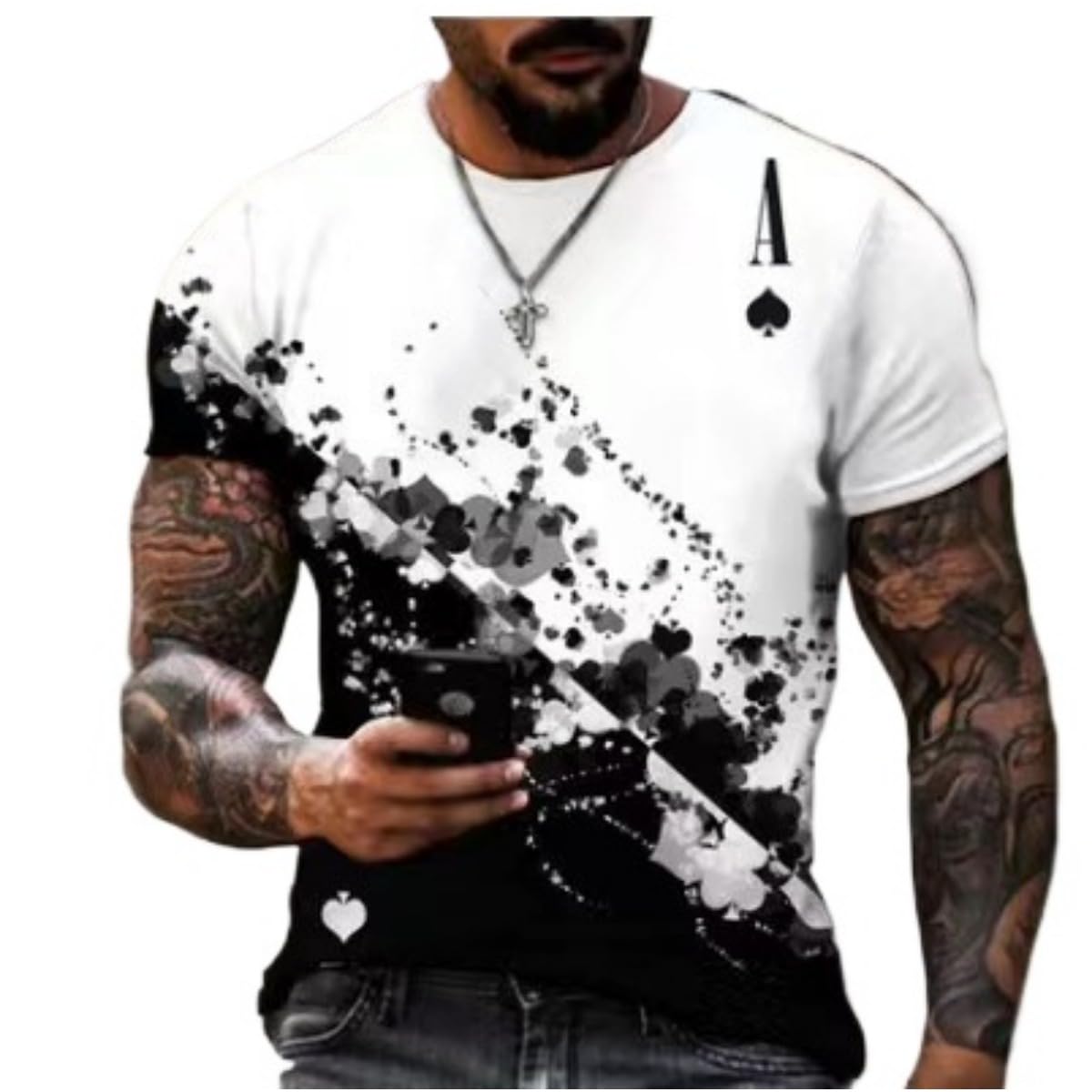 2025 Men's 3D Printed Short-Sleeved T-Shirt