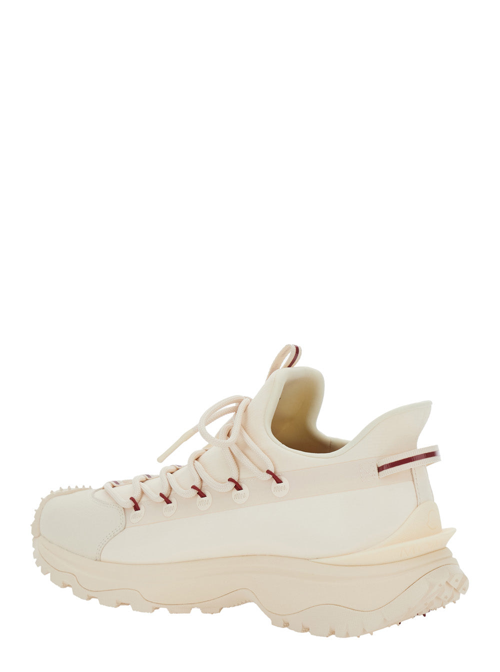 Moncler Men 'Trailgrip Lite2' Beige Low Top Sneakers With Logo In Tech Fabrics Mix Man