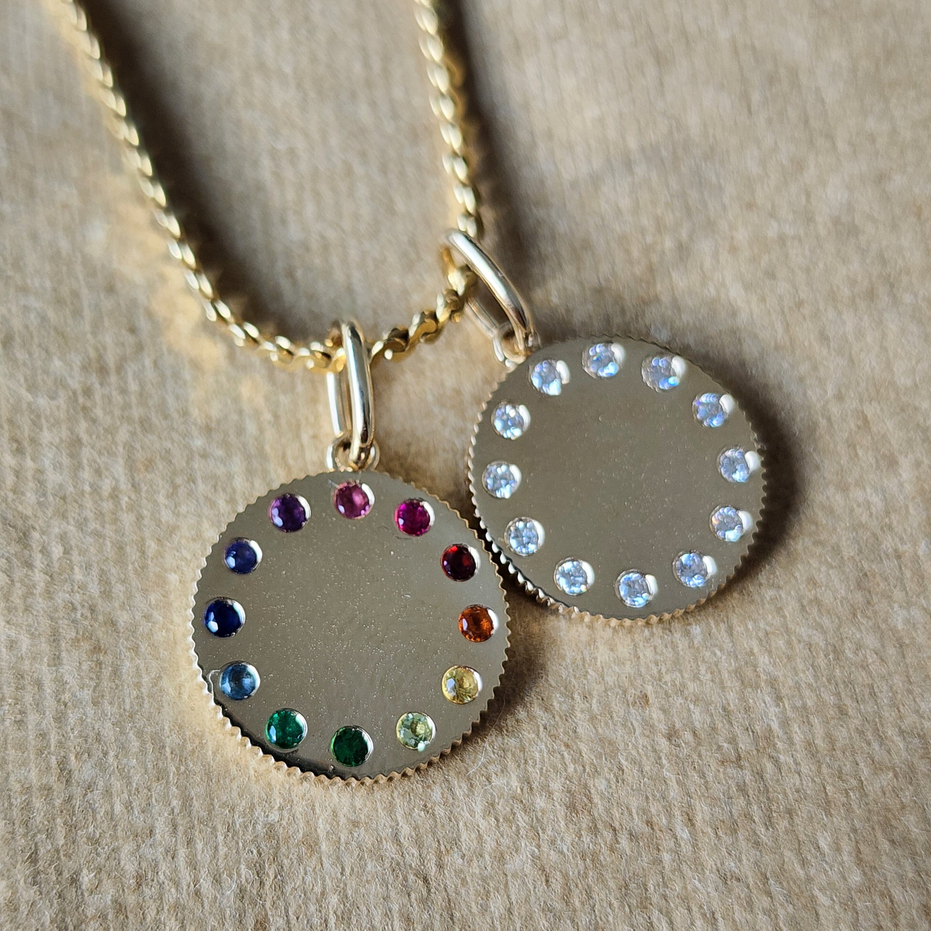 Light Source Coin Pendant