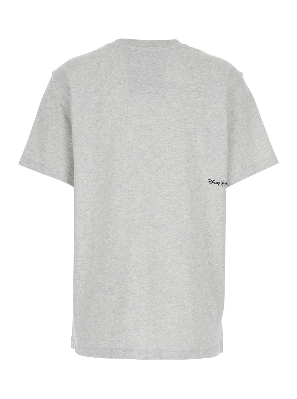 Coperni Women Grey Crew Neck T-Shirt With Front Print In Cotton Woman