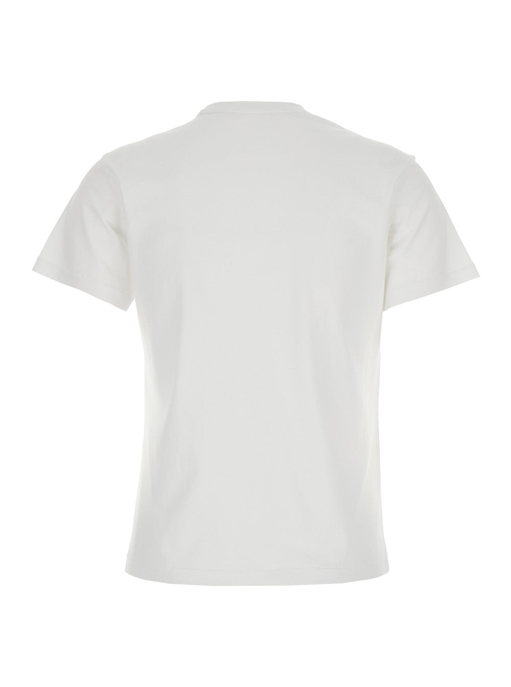 Marni Women White Crewneck T-Shirt With Logo Lettering And Logo Print On The Front In Cotton Woman