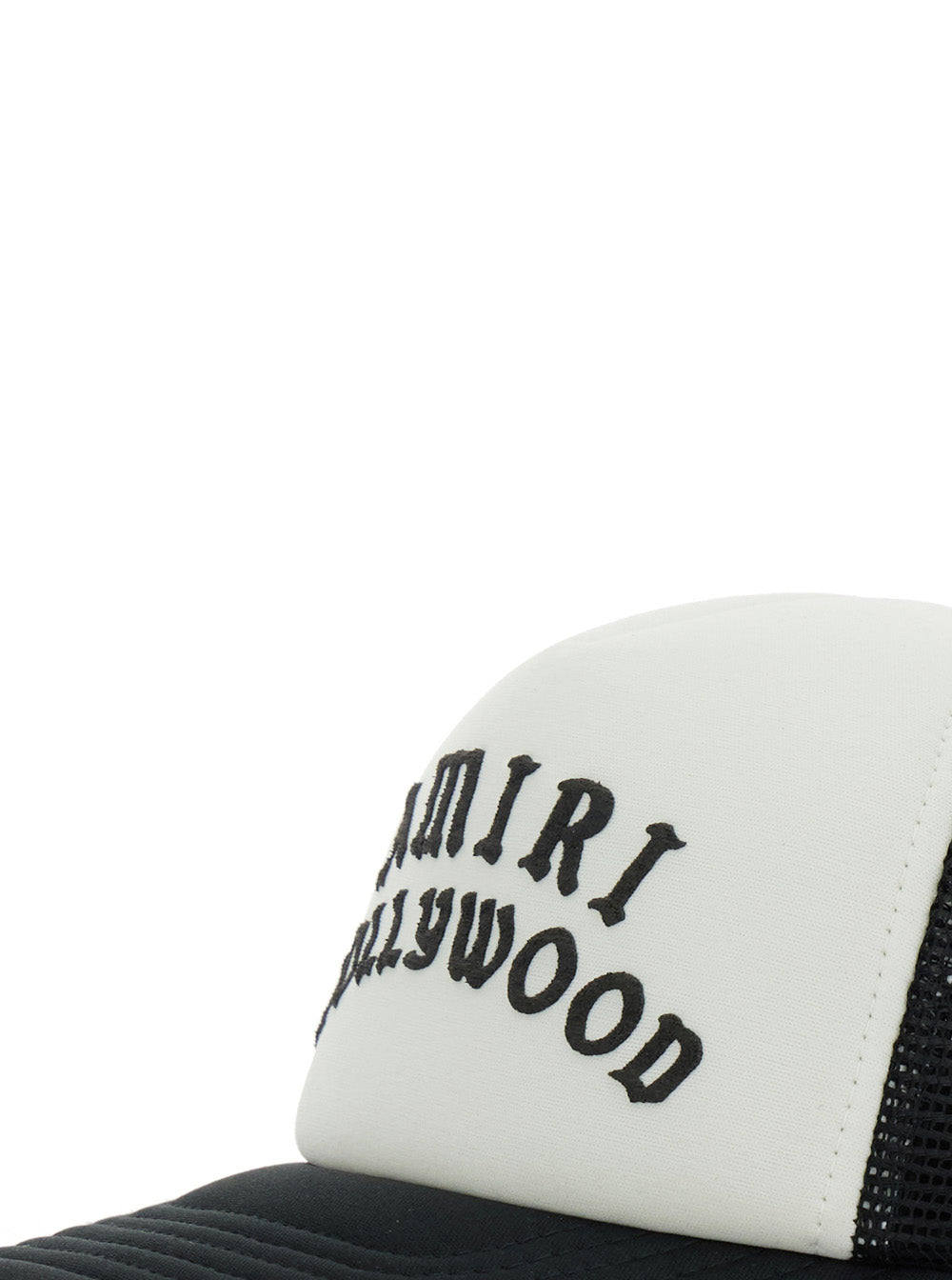 Amiri Men Black Baseball Cap With Logo Lettering On The Front And Mehs Panels In Cotton Man