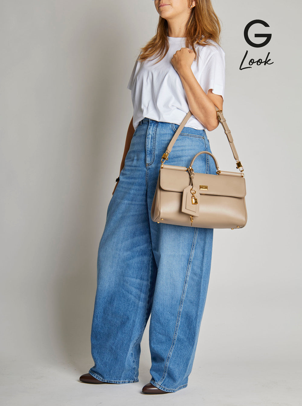 Dolce & Gabbana Women Pink Handbag With Padlock Detail And Adjustable And Removable Shoulder Strap In Leather Woman