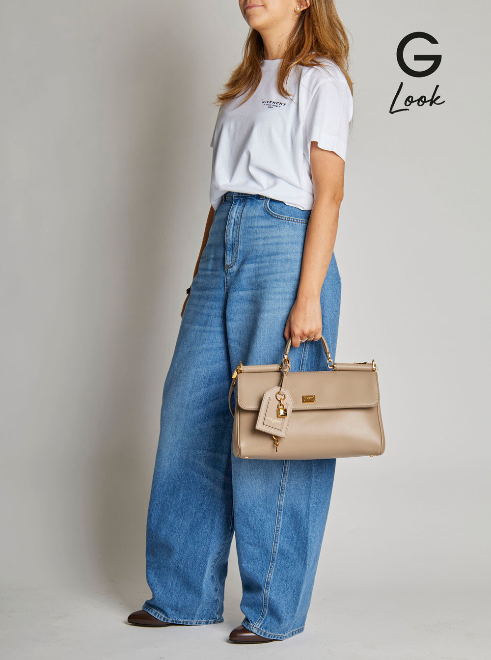 Dolce & Gabbana Women Pink Handbag With Padlock Detail And Adjustable And Removable Shoulder Strap In Leather Woman