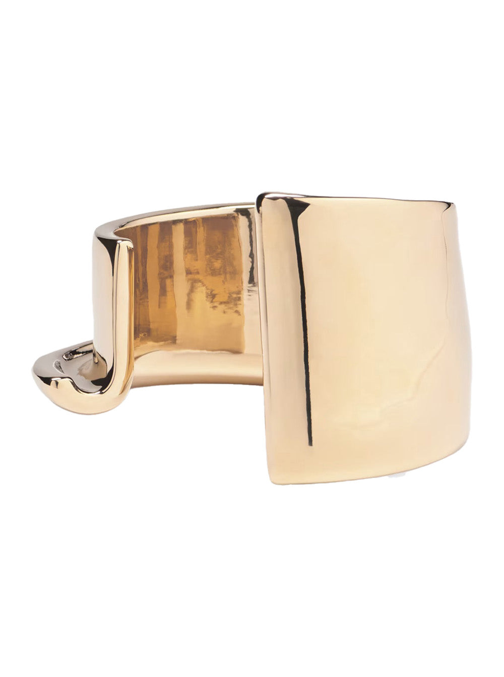 Jacquemus Women 'Le Bracelet J' Metallic Bracelet With Asymmetric And Sculpted Design In Copper Woman