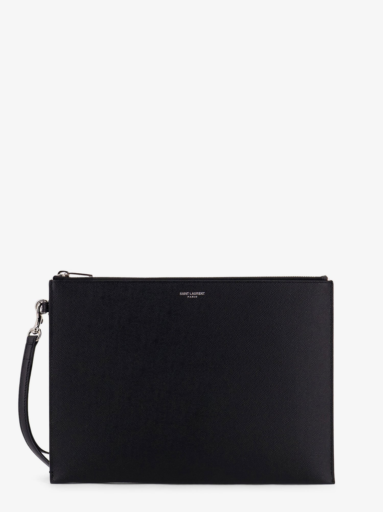 Saint Laurent Men Leather Ipad Holder