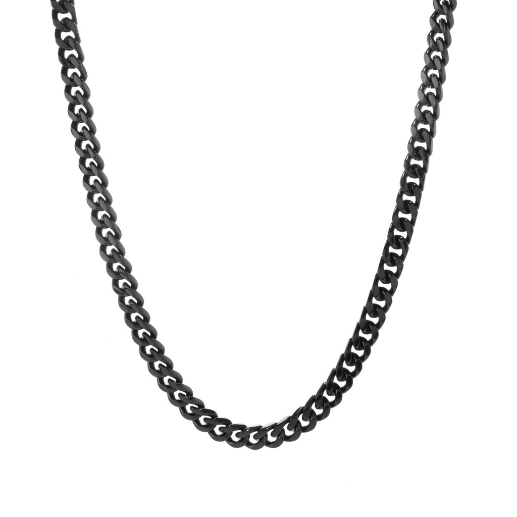 Invicta Jewelry Stainless Steel Curb Link Bracelet & Necklace Set by Steals