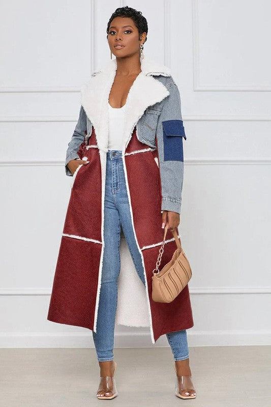 SEXY FAHION DENIM COATS