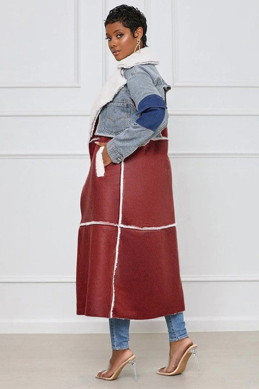 SEXY FAHION DENIM COATS