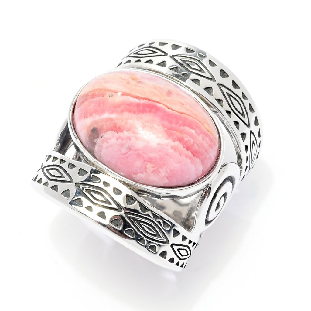 Southwest Elements Rhodochrosite East-West Ring by Steals