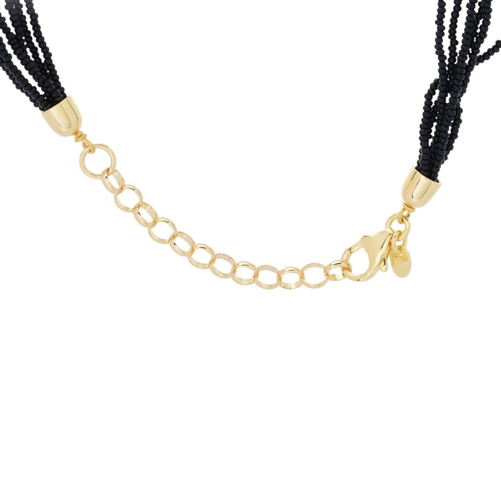 Toscana Italiana 18K Gold Plated Choice of Animal Print Murano Glass Necklace by Steals