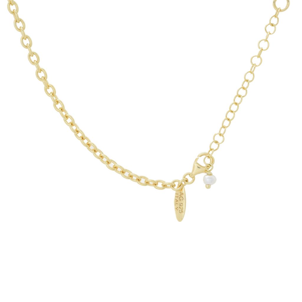 Graziella 23K Gold Plated Choice of Color Enamel Butterfly Pendant w/ Chain by Steals