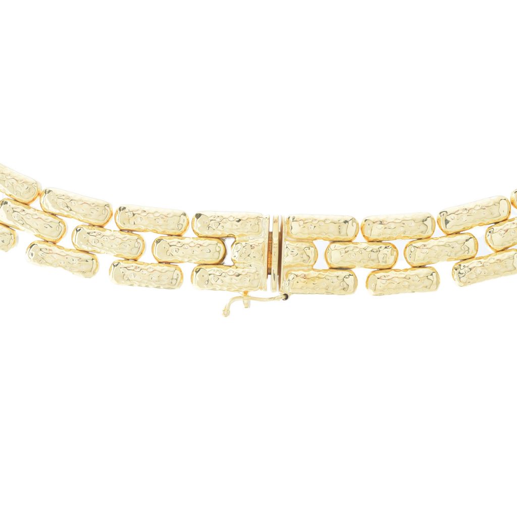 Toscana Italiana 18K Gold Plated Acqua Bagnata Panther Link Necklace by Steals