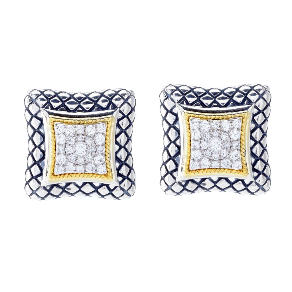 Melodia Diamonds 0.50ctw Lab Grown Diamond Cushion Shape Earrings by Steals