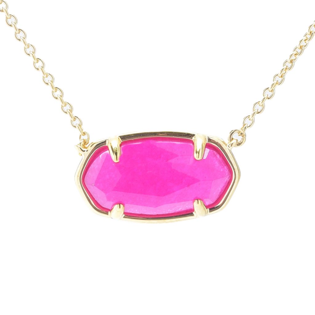 Kendra Scott Gold-tone "Elisa" Choice of Gemstone Necklace by Steals