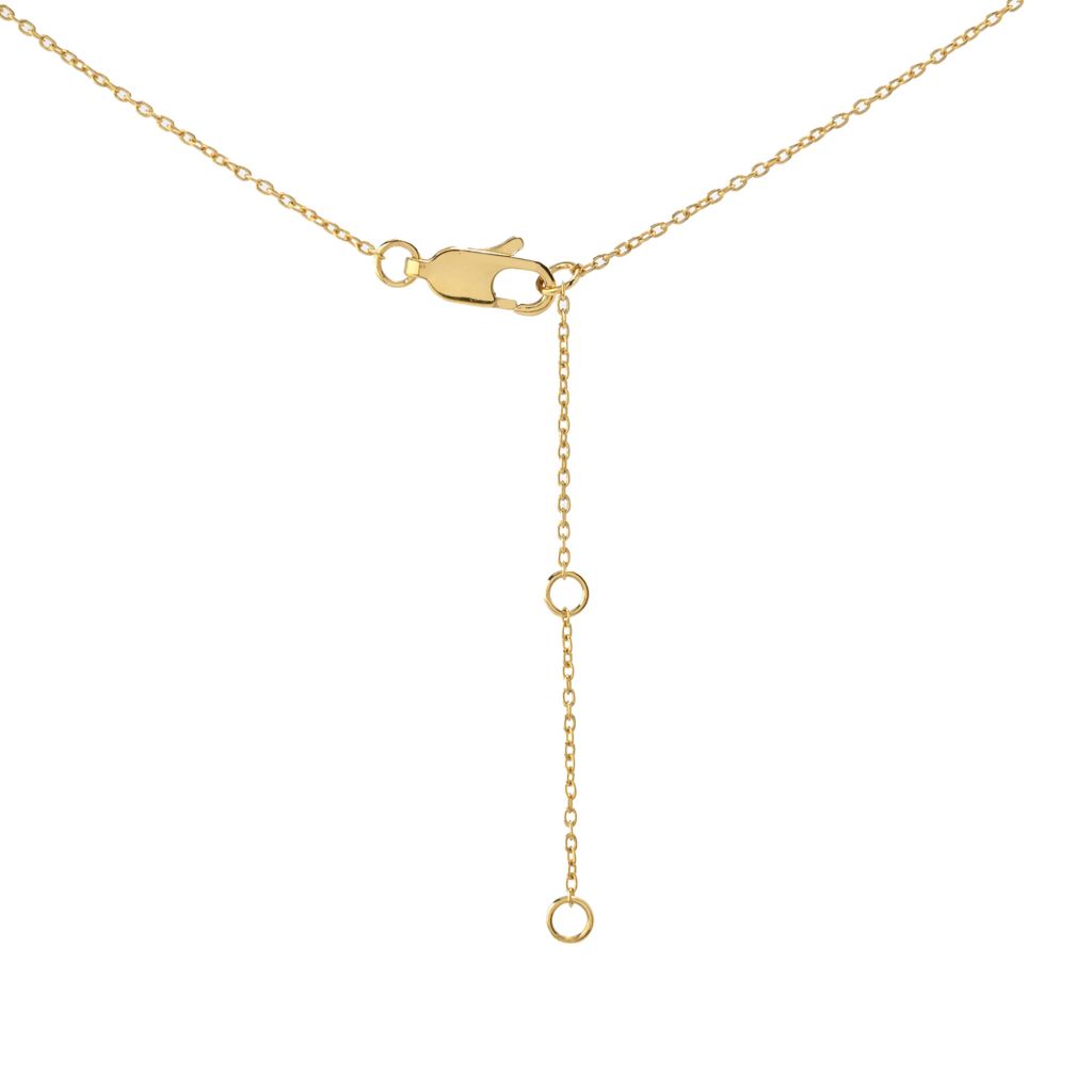 "Color Crush" Gold or Platinum Plated Simulated Gemstone Pendant w/ Chain by Steals