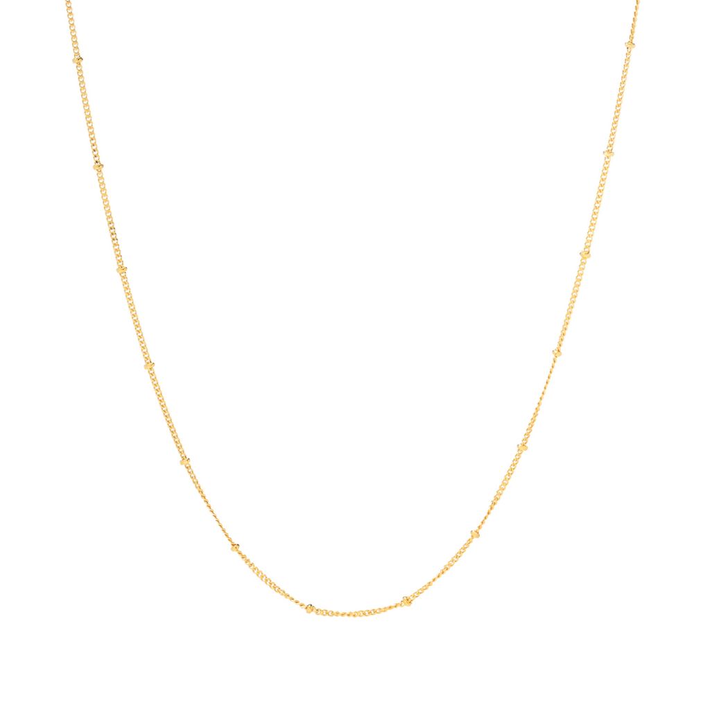 Claire Vessot Designs 14K Gold or Platinum Plated Choice of Length Signature Chain by Steals