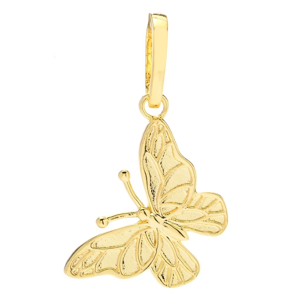 Toscana Italiana 18K Gold Plated Choice of Animal Charm Enhancer Pendant by Steals