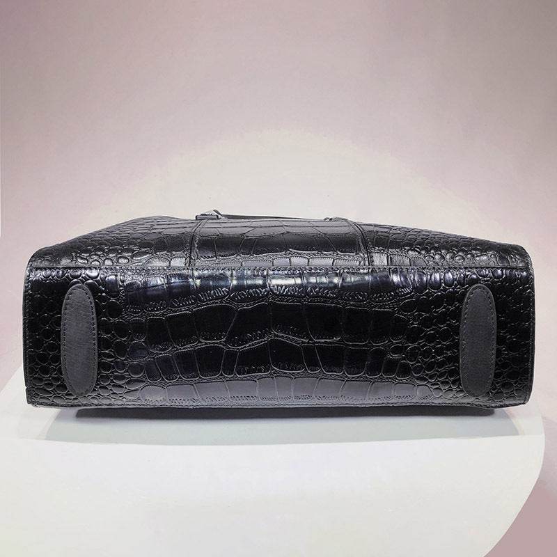 Ladies Leather Crocodile Pattern Women Handbag