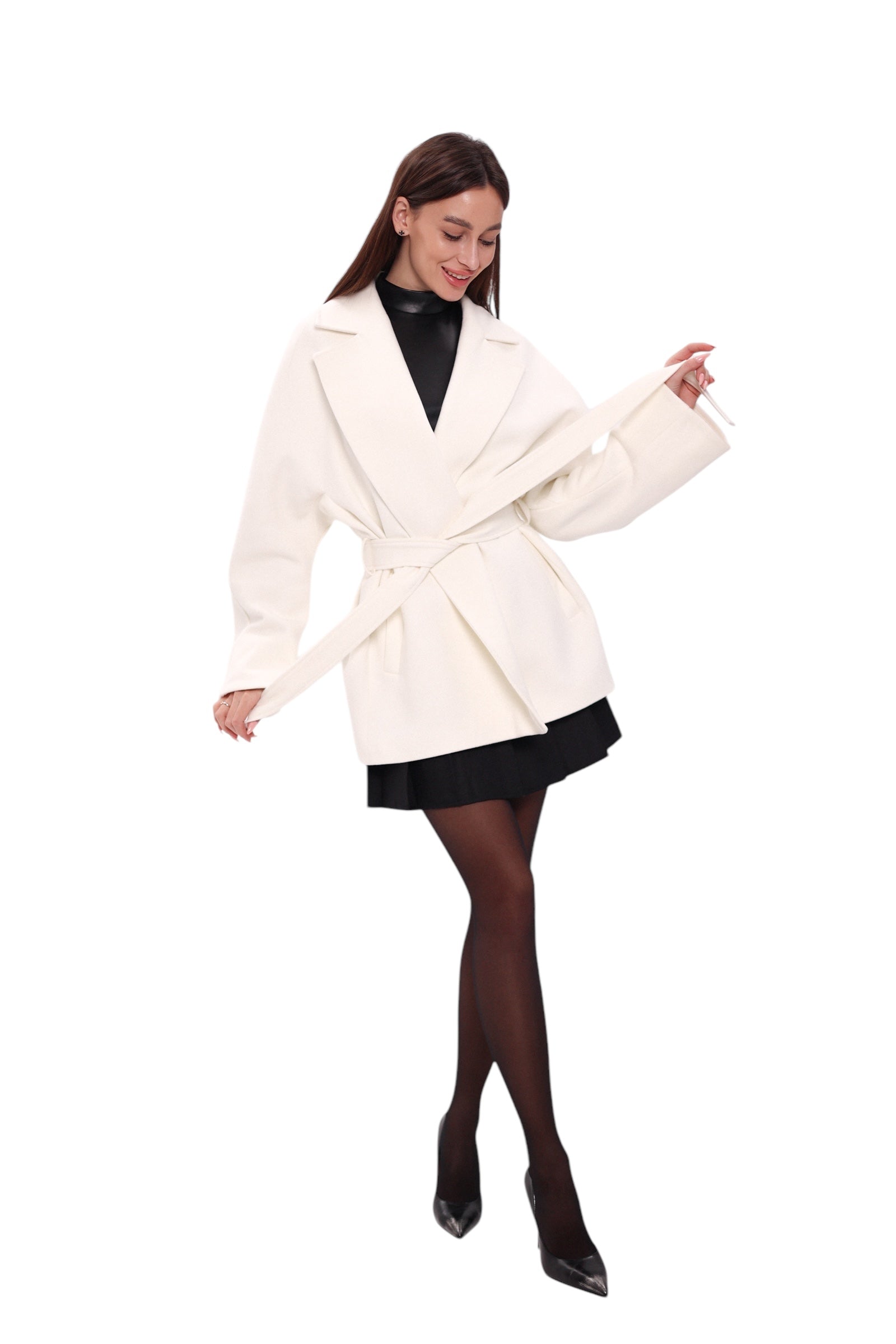 Astoria Midi Cashmere Wool Blend Coat