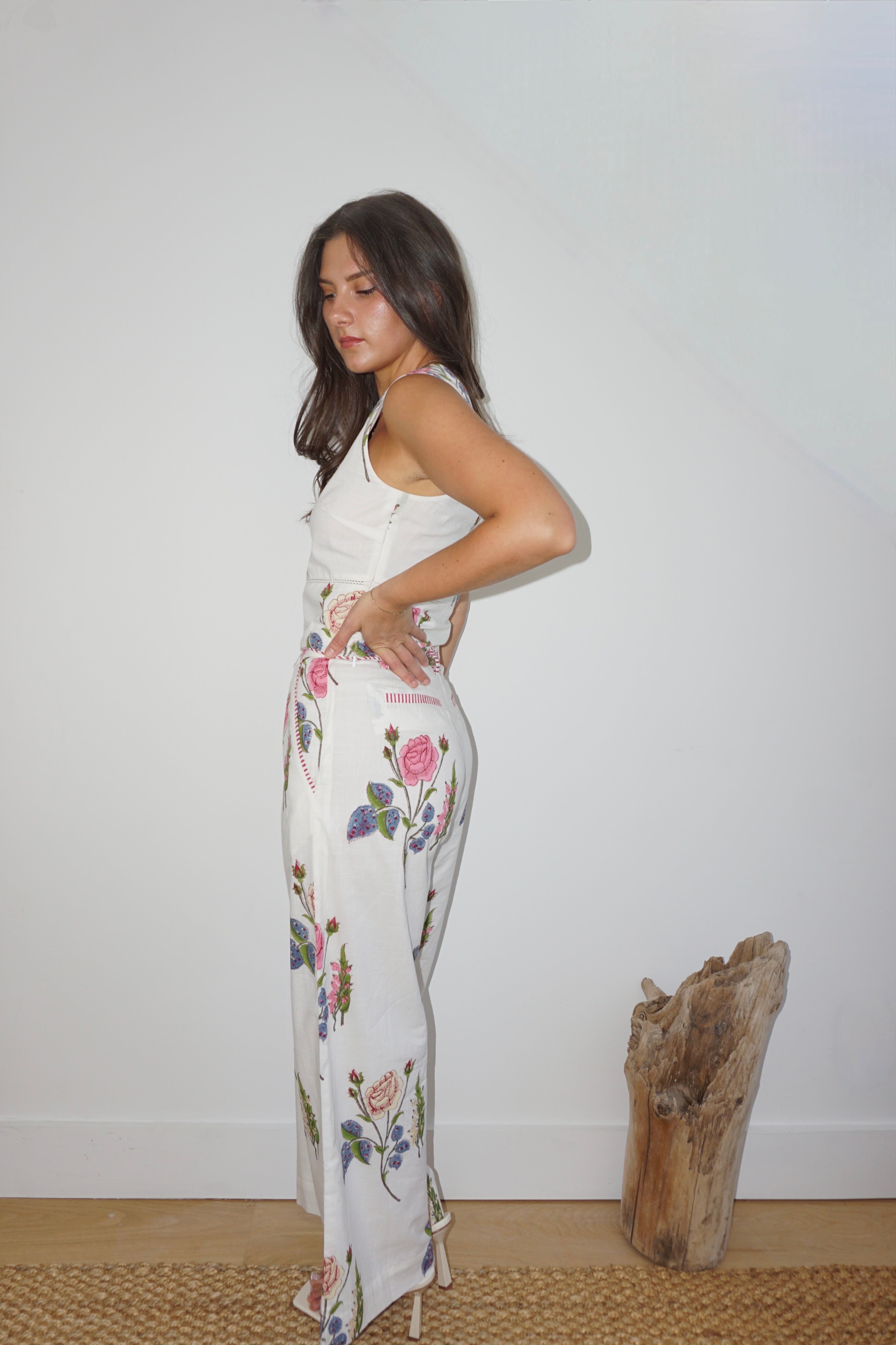 Edison Pant in Multi Rosette