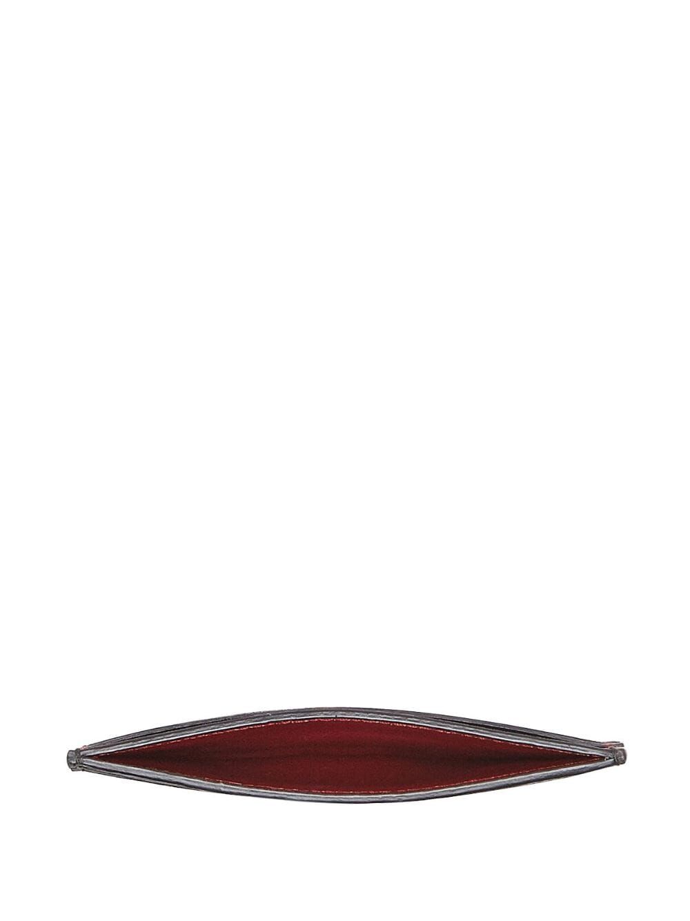 Ferragamo Men Two-Tone Gancini Card Holder