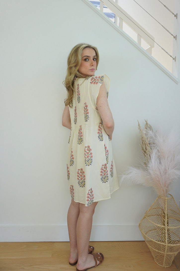 Doris Mini Dress - Pink Hydrangea