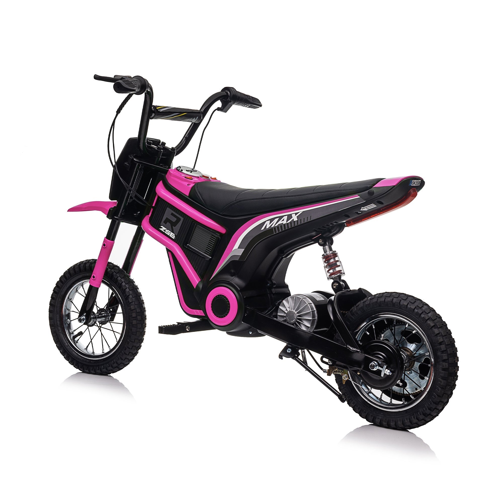 24V14ah Kids Ride On 24V Electric Toy Motocross Motorcycle Dirt Bike-XXL large,Speeds up to 14.29MPH,Dual Suspension, Hand-Operated Dual Brakes, Twist Grip Throttle, Authentic Motocross Bike Geometry