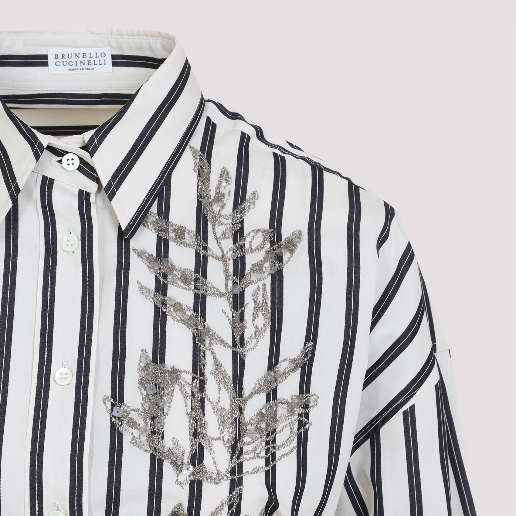 Brunello Cucinelli Striped Midi Dress Women