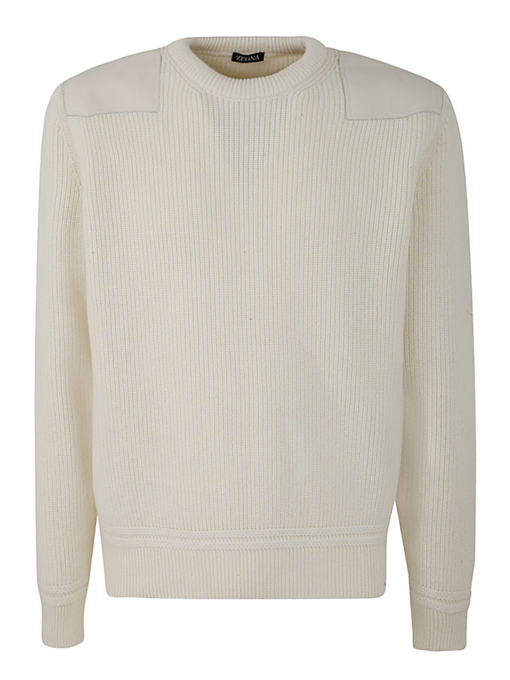 Zegna Men Wool And Cashmere Crew Neck