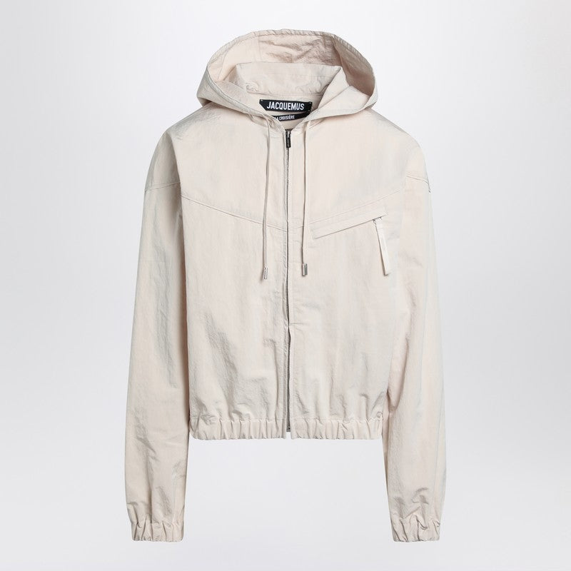 Jacquemus Bateau Ivory Windbreaker Jacket Men