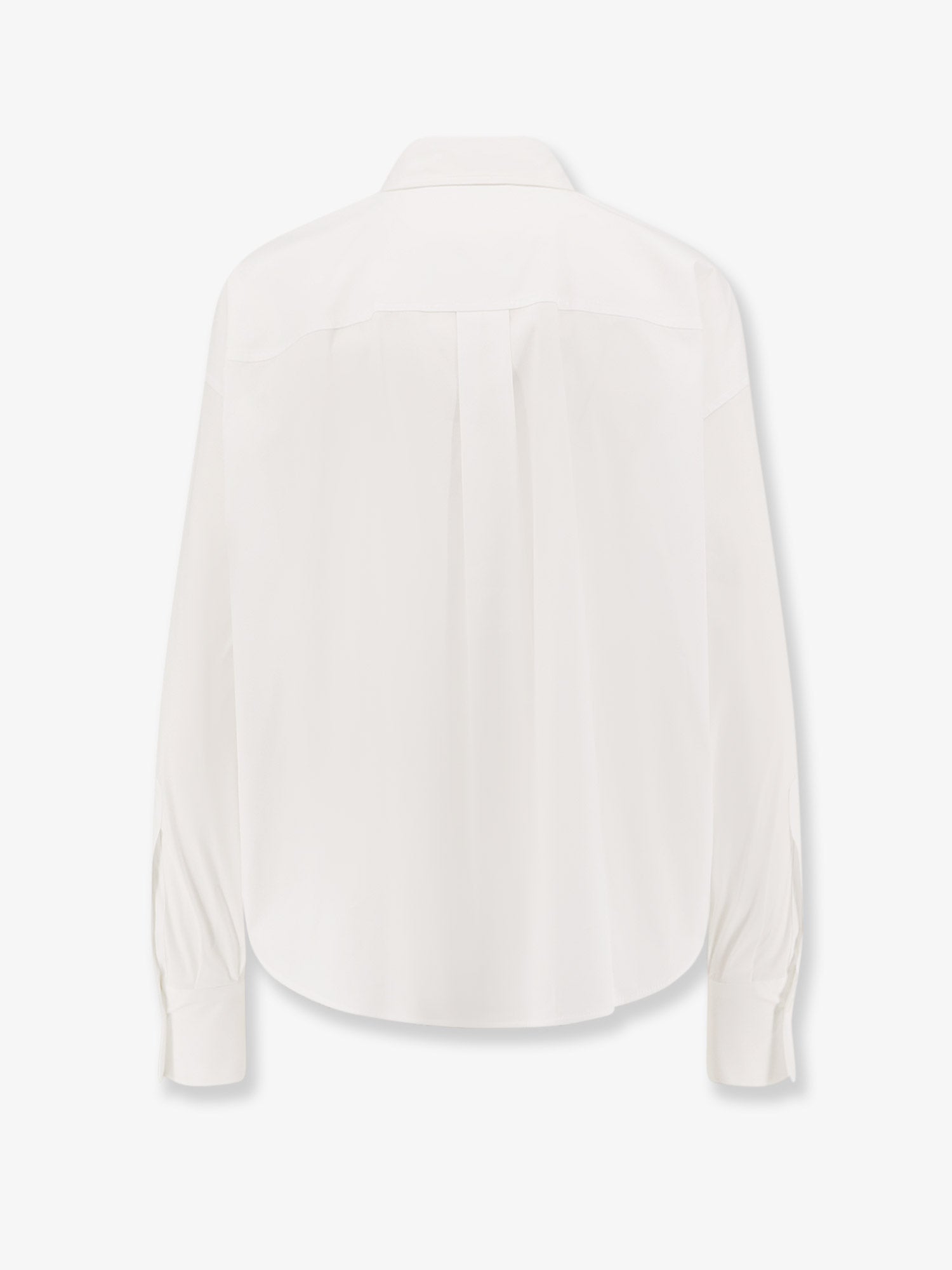 Brunello Cucinelli Women Cotton Blend Shirt With Monili Detail