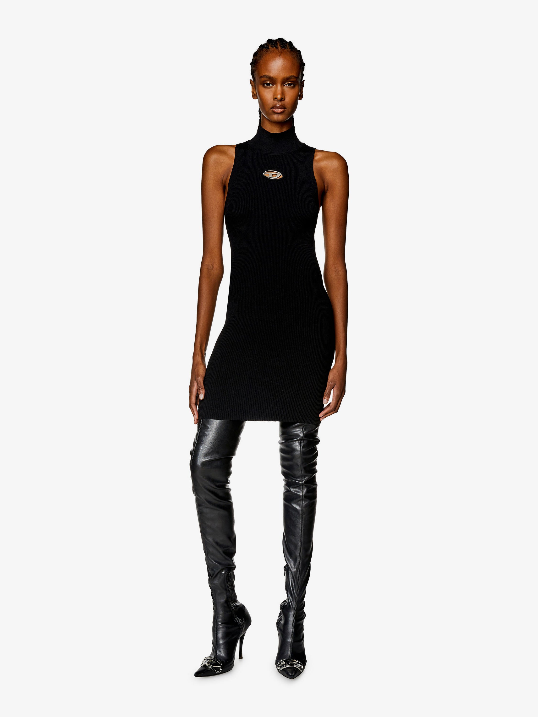 Diesel Women M-Onervax Viscose Blend Short Dress